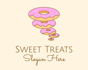 Sweet Donut Tornado logo design