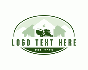 Lawn Mower Home Neighborhood logo