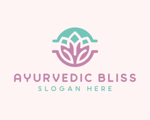 Beauty Yoga Lotus logo design