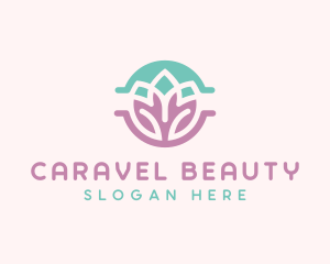 Beauty Yoga Lotus logo design