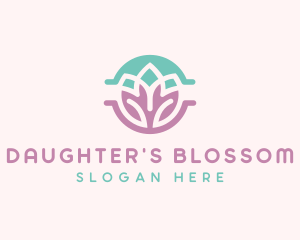 Beauty Yoga Lotus logo design