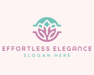 Beauty Yoga Lotus logo design