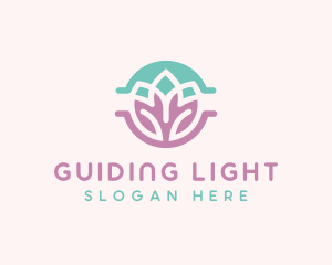 Beauty Yoga Lotus logo design