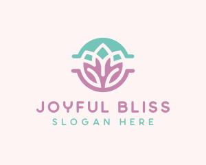 Beauty Yoga Lotus logo design