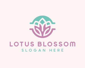 Beauty Yoga Lotus logo design