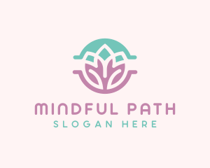 Beauty Yoga Lotus logo design