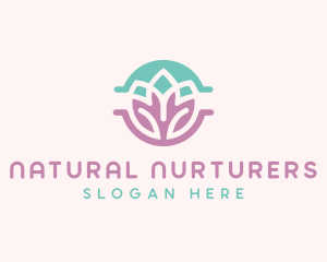 Beauty Yoga Lotus logo design