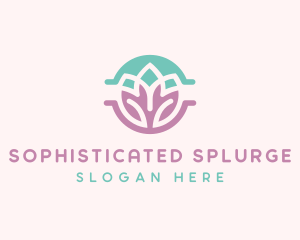 Beauty Yoga Lotus logo design