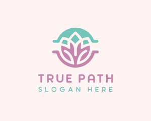 Beauty Yoga Lotus logo design