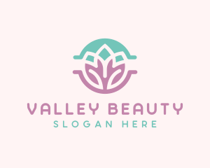 Beauty Yoga Lotus logo design