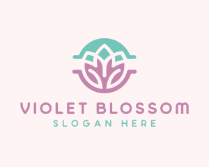 Beauty Yoga Lotus logo design