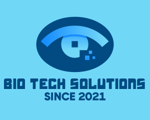 Eye Tech Pixel logo design