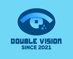 Eye Tech Pixel logo design