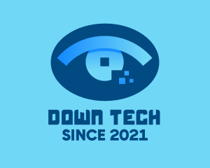 Eye Tech Pixel logo design