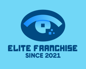 Eye Tech Pixel logo design