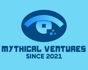 Eye Tech Pixel logo design