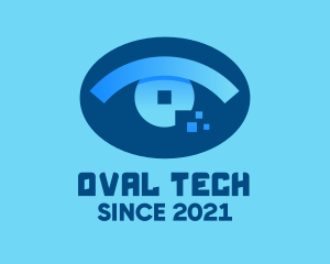 Eye Tech Pixel logo design