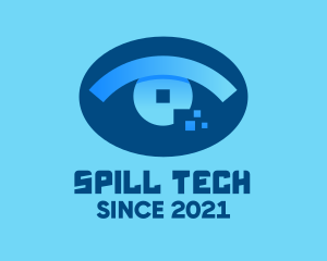 Eye Tech Pixel logo design