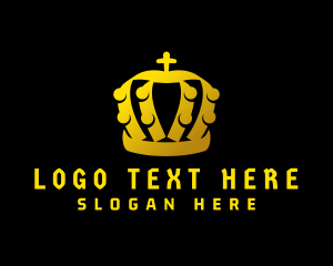 Golden Monarchy Crown logo