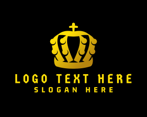 Golden Monarchy Crown Logo