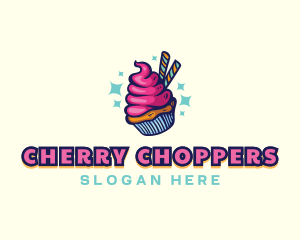 Sweet Pastry Cupcake logo design