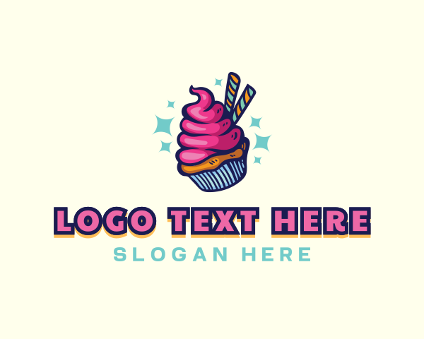 Cupcake Shop logo example 2