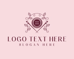 Button Needle Sewing logo