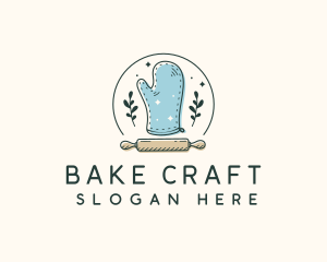 Baking Gloves Pastry logo design