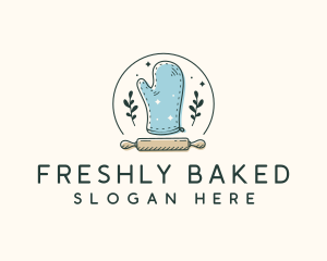 Baking Gloves Pastry logo design