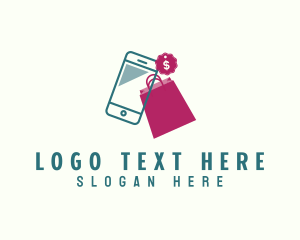 Shopping Bag Phone Discount logo