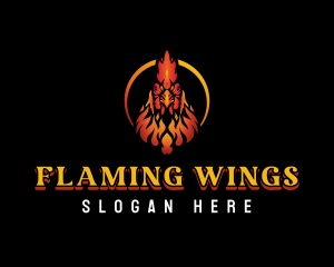 Fire Chicken Grill logo design