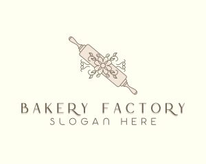 Baking Floral Bakery logo design