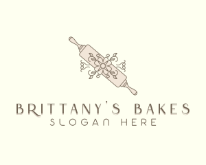 Baking Floral Bakery logo design