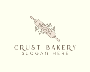 Baking Floral Bakery logo design