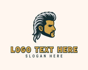 Mullet Masculine Man logo