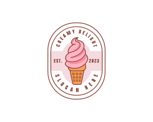 Ice Cream Dairy Dessert logo