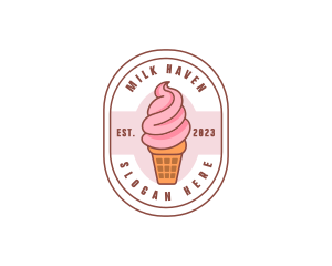 Ice Cream Dairy Dessert logo