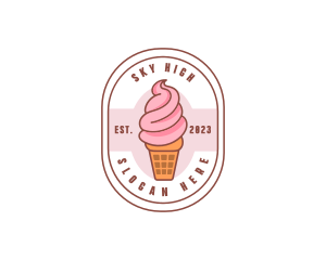 Ice Cream Dairy Dessert logo