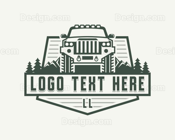 Adventure SUV Vehicle Logo