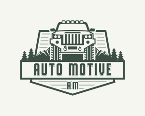 Adventure SUV Vehicle logo design