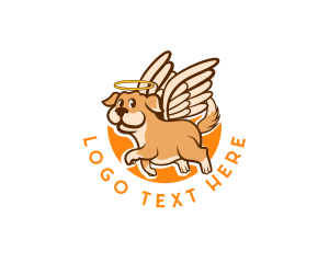 Wing Puppy Animal Pet logo