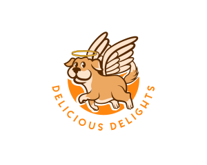 Wing Puppy Animal Pet logo