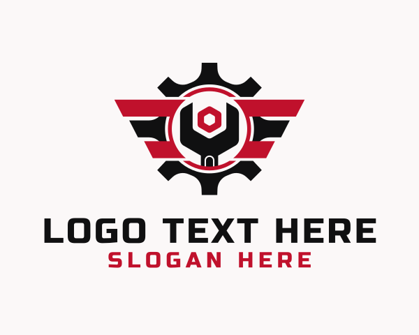 Cogwheel logo example 3