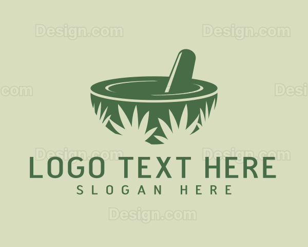 Green Weed Pestle Logo