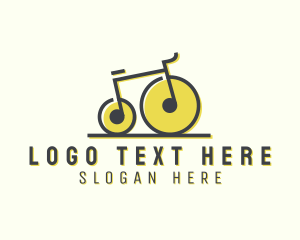 Musical Penny Farthing Bicycle logo