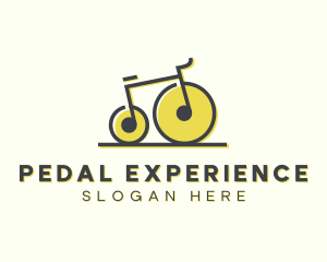 Bike Musical Note logo