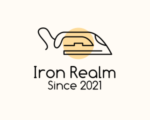 Outline Dry Iron  logo