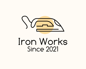 Outline Dry Iron  logo