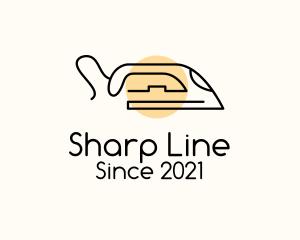 Outline Dry Iron  logo