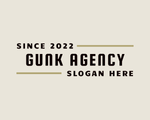 Masculine Business Agency logo design